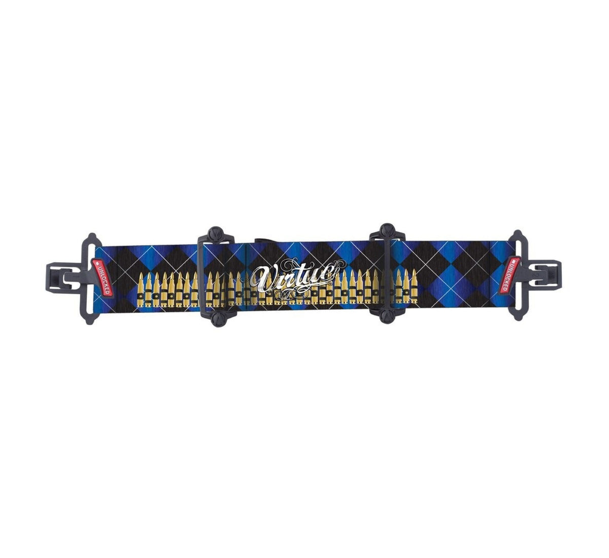 VIRTUE VIO GOGGLE STRAP – ARGYLE BULLET BLUE
