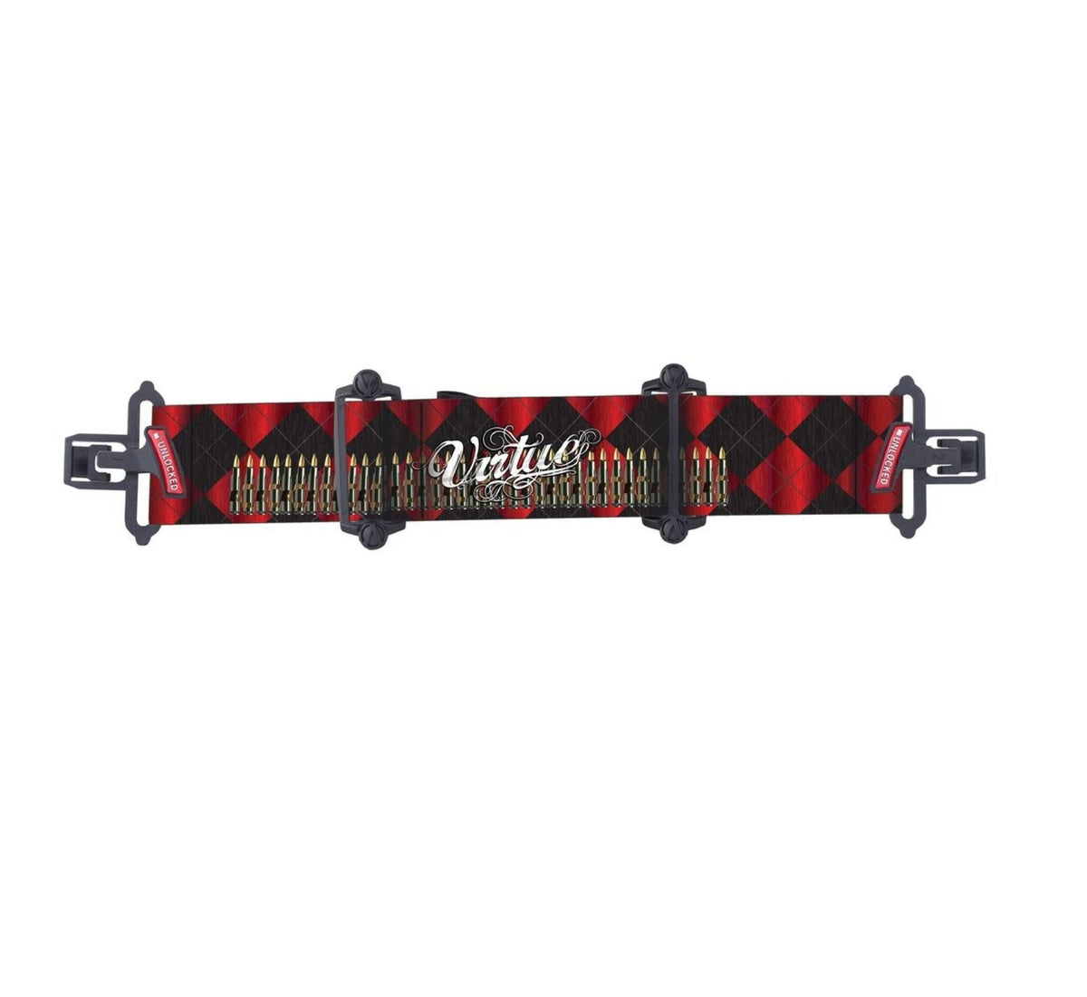 VIRTUE VIO GOGGLE STRAP – ARGYLE BULLET RED