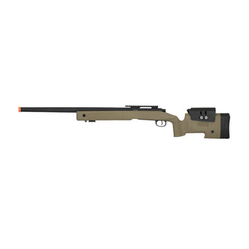 RIFLE AIRSOFT ASG S&T M40A3 BOLT ACTION SNIPER RESORTE – TAN