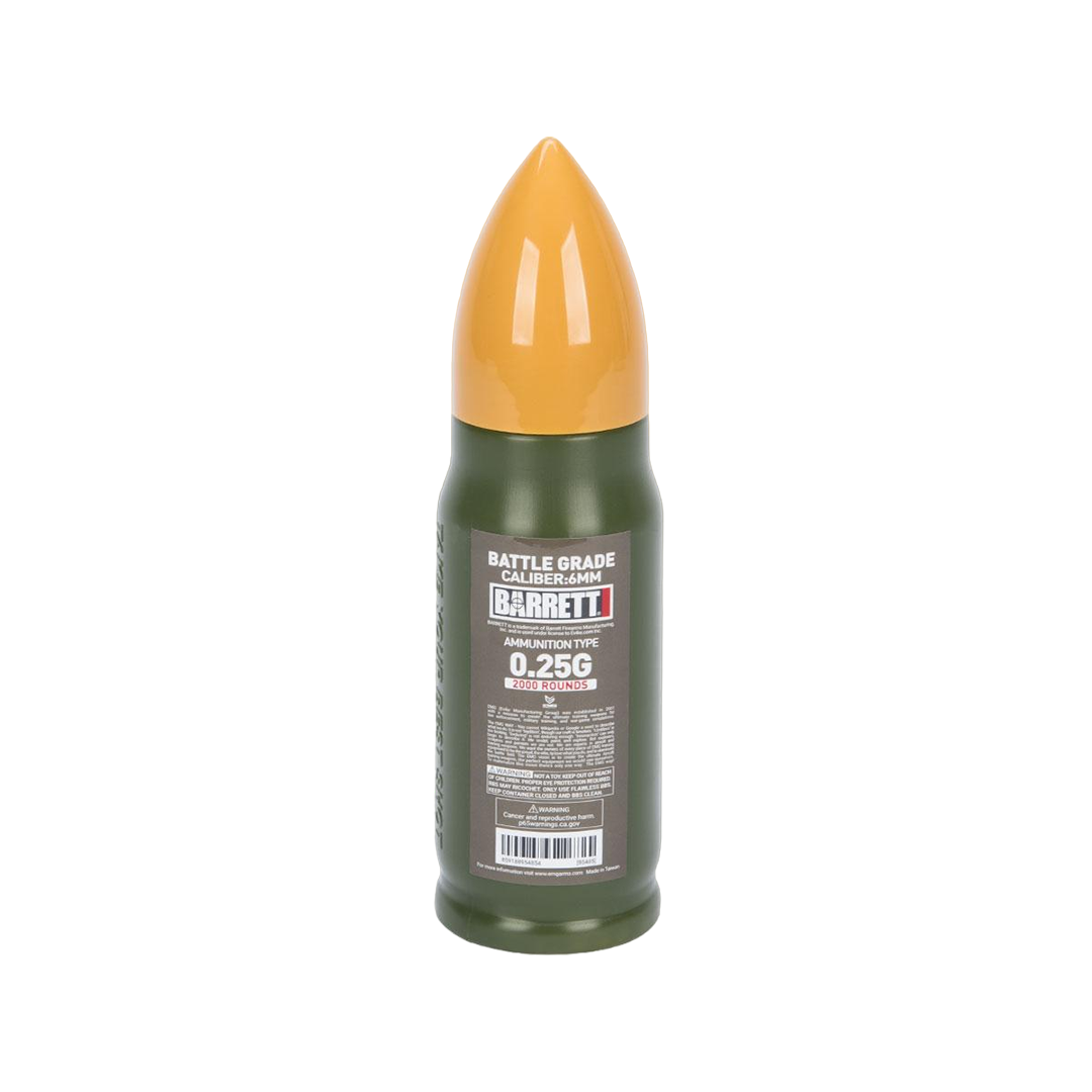 BBS AIRSOFT 0.25G EMG BARRETT BATTLE GRADE 6MM 2000RD