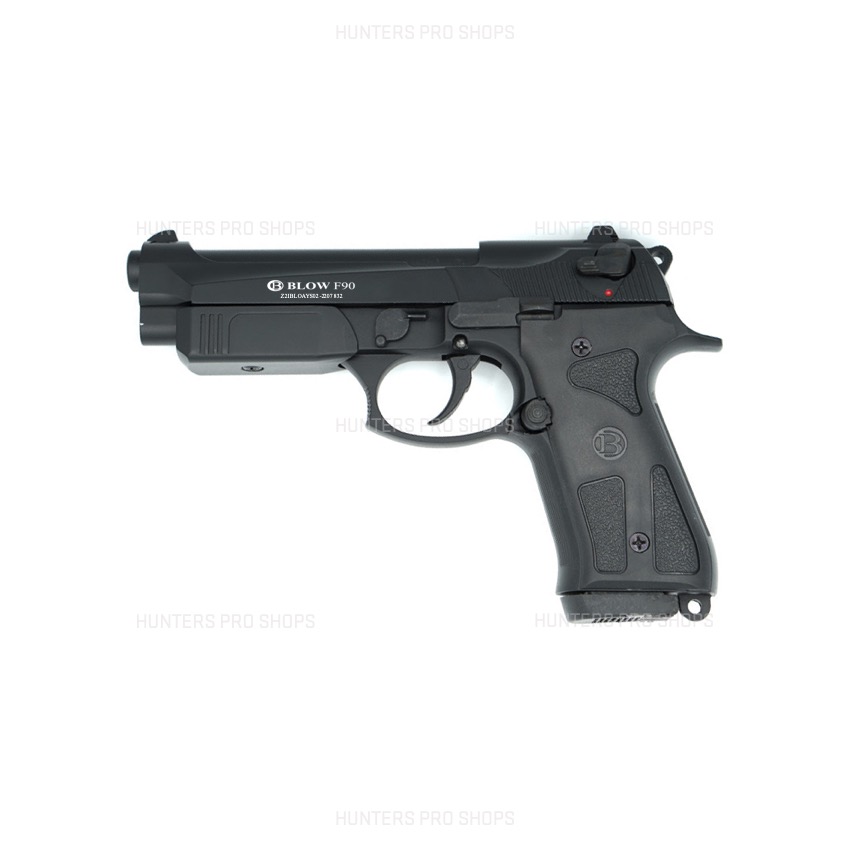 Pistola de fogueo Retay X Pro negra, calibre 9 mm PAK